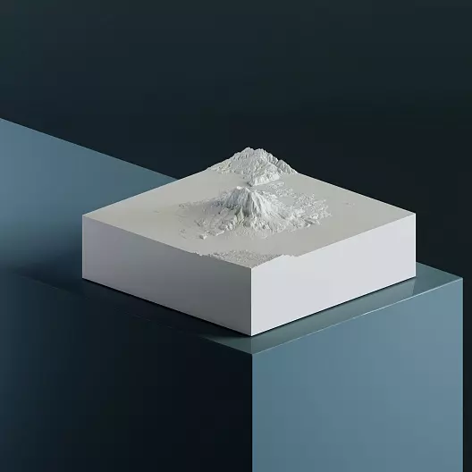 Сакурадзима 1 117 м 3D-модель, STL для печати