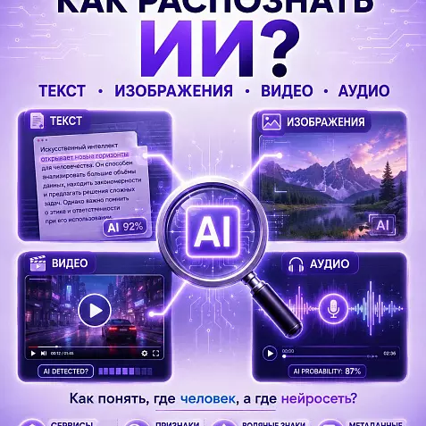 Сервисы по распознаванию ИИ