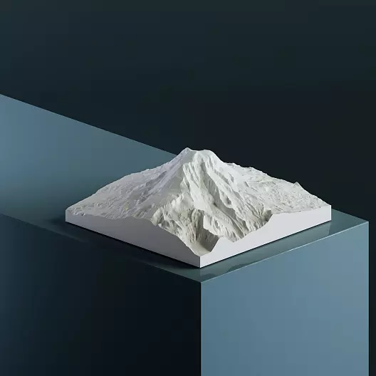 3D-модель вулкана Адамс