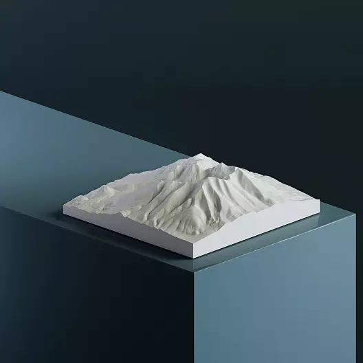 3D-модель горы Хамфрис-Пик