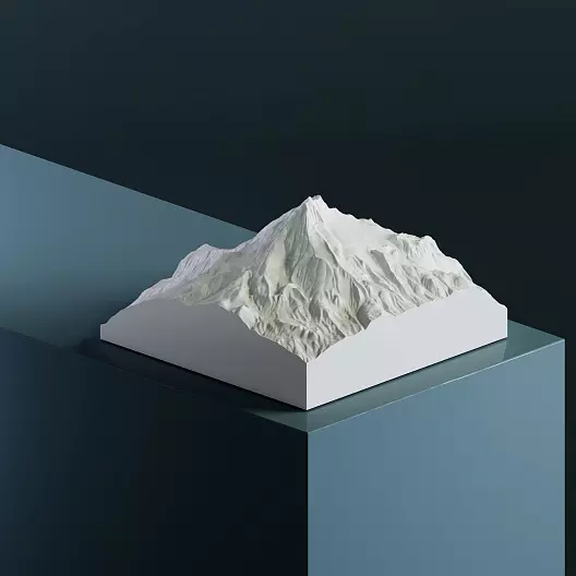 3D-модель вулкана Джефферсон