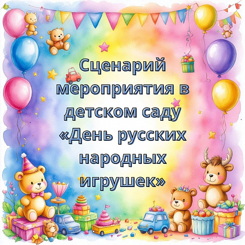 Сценарий мероприятия в детском саду «День русских народных игрушек»