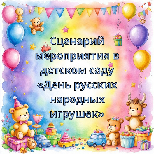 Сценарий мероприятия в детском саду «День русских народных игрушек»
