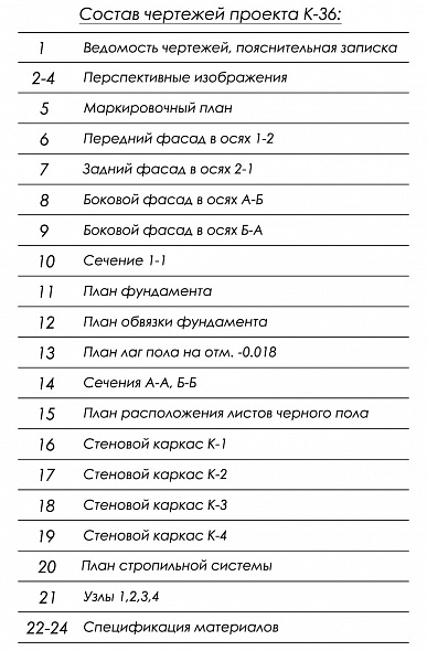Проект каркасного хозблока 3х6 м (К-36)