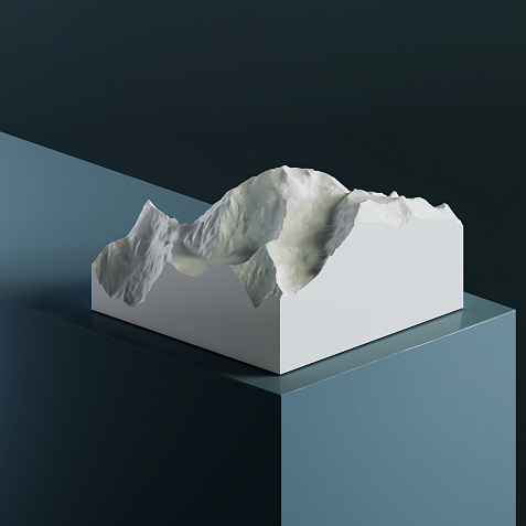 3D-модель горы Денали