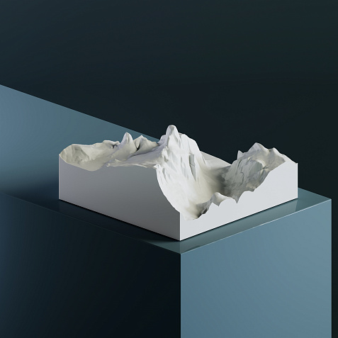 3D-модель горы Хаф-Доум