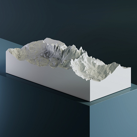3D-модель горы Оделе