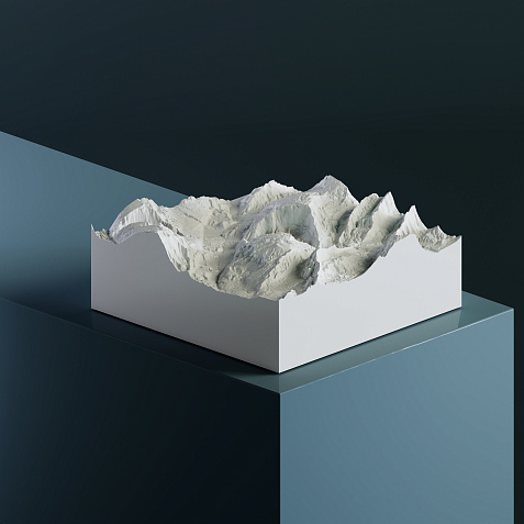 Карадахская теснина 3D-модель, STL для печати
