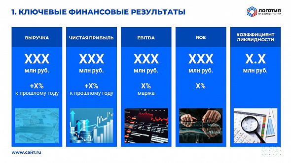 Презентация «Ежегодный финансовый отчет компании»