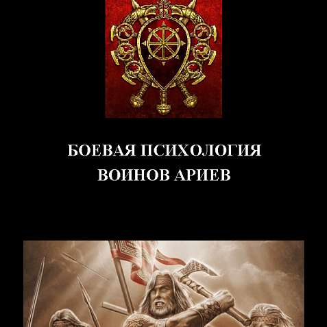 БОЕВАЯ ПСИХОЛОГИЯ ВОИНОВ АРИЕВ