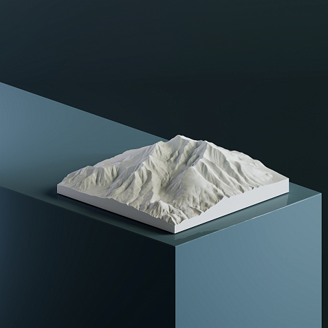 3D-модель горы Хамфрис-Пик